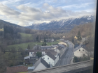 You can see mountains all over the country, including from the train traveling from Graz to Vienna