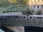 The Ubahn crossing a bridge reminds me a little of New York 