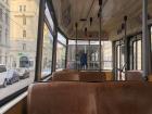 Wooden tram ride home