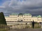 Cloudy day the Belvedere Museum in Vienna!
