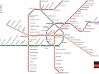 Map of Vienna subway