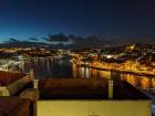 Porto at night over the river