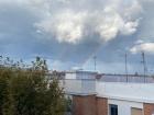 A rainbow I saw during lunch / Un arco iris vi durante almuerzo