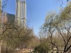 The view of the buildings in the main park of Seoul Forest