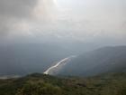 View of the Chicamocha River from the road to Bucaramanga
