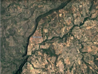 Satellite image of Barichara in 2020