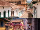 Top is Barichara and the bottom is a scene from Encanto! Do you think it looks like Disney took inspiration from this Colombian town? 