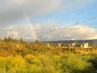 A rainbow that I saw out the window on a recent bus trip