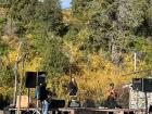 Mapuche musician Anahí Rayen Mariluan performs at day 2 of the Montaña de Canciones festival