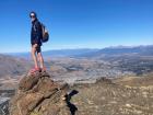 At the top of Calfu Mawida, which means "Blue Mountain" in Mapuzugun