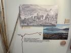 A display at the local history museum explains the origins of Esquel's name