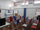 This is an English classroom in the binational center in Rosario that promotes English and U.S. culture