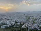 Aerial view of Athens, which gives a sense of how busy the city can be. 
