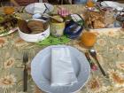 Breakfast at Maria's house, where she and her husband hosted the other Fulbrighters and me! 