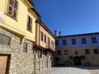 Colorful buildings in the village of Edessa. 