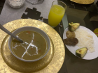 Sancocho, along with rice, potatoes, avocado, and fruit juice, is the perfect dish for a chilly day in Pasto