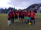 Here are some members of the university's professor fútbol team
