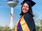 A graduation picture in Gas City, Indiana