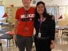 With Mr. McHenry from my student teaching
