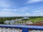 A view from the boardwalk near the Plaza de Armas overlooking the Amazon River