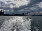 I rode the ferry in the "arvo", as an Australian would say