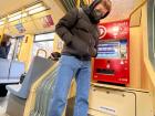 Germans can stand, sleep and balance on a train