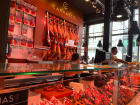 Jamon (ham) is sold in every market and in any style you can think of!