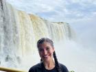 This photo is on the Brazilian side of Foz do Iguaçu; it is one of the largest waterfall systems in the world and the border of Brazil, Argentina and Paraguay