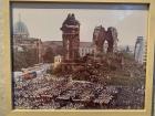 The Frauenkirche ruins 30 years after the end of World War II (photo from the Dresden City Museum)