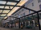 Some modern buildings that are located in Dresden's old town