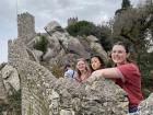 My friends and I at a Moorish Castle in Portugal