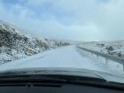 The roads are often covered in snow and ice during the winter and are closed when they aren't safe to drive on