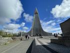 Hallgrímskirkja is a cathedral in Reykjavík famous for its unusual shape