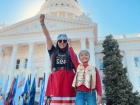 My son Naki'e and I at the 2022 Native American Day Celebration at the Sacramento, CA