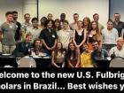 Those who were also studying throughout Brazil with Fulbright 