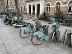 This is where the electric bikes of Paris can be charged