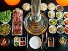 This is what a traditional Korean meal looks like - see all of the side dishes?