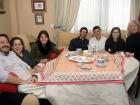 A family affair: my parents having tea with Martín's family when they came to visit me while I was abroad in high school