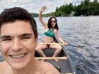 Me and Martín canoeing in the US during the summer of 2019