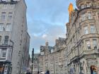 Part of the Royal Mile, the main tourist street in Edinburgh