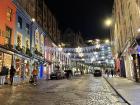 Christmas lights in Edinburgh; even though many things are different between countries, some things stay the same (or at least similar)!