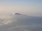 A view of Etna from the airplane while flying into Catania for the first time