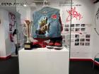 Here is a photo of the hip-hop exhibit at Madrid's anthropology museum