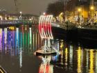 Even the canals in Dublin are decorated