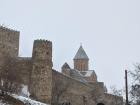 Touring Ananuri Fortress near Tbilisi