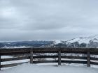 Views of the Lesser Caucasus from the lodge in Bakuriani