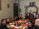 I had a Thanksgiving dinner with Lucas's family and my friends last week