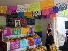 This is an ofrenda made for a famous Mexican author, Miguel N. Lira 