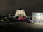 A shot of the famous Chiang Kai-shek Memorial Hall, with a fashion show happening in the plaza