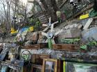 A random corner filled with memorabilia in Safed